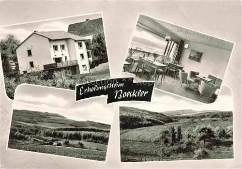 AK / Ansichtskarte Meiborssen Vahlbruch Holzminden Niedersachsen Erholungsheim Boeckler Gastraum Panorama