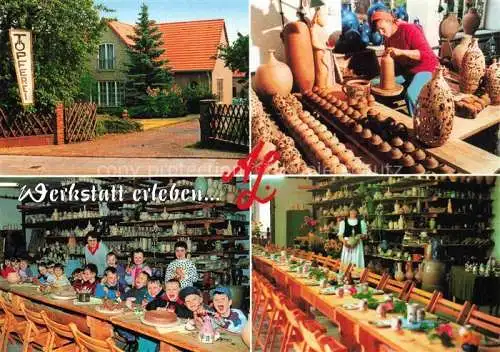 AK / Ansichtskarte Hohenleipisch Toepferei Anett Lueck Werkstatt erleben