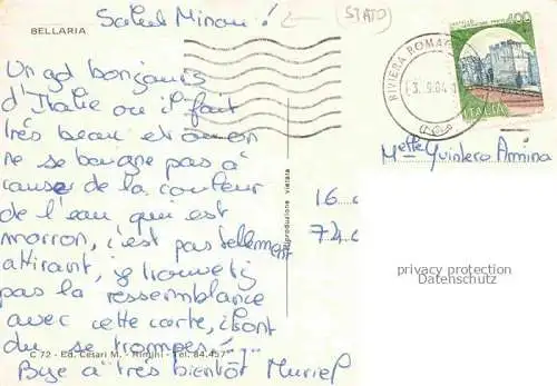 AK / Ansichtskarte Bellaria Rimini IT Strand Hotels