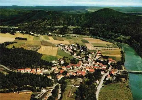 AK / Ansichtskarte Hemfurth-Edersee Edertal Hessen Fliegeraufnahme