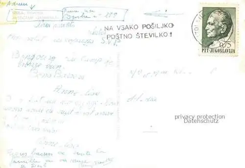 AK / Ansichtskarte Izola Slovenia Aviocamp Jadranka