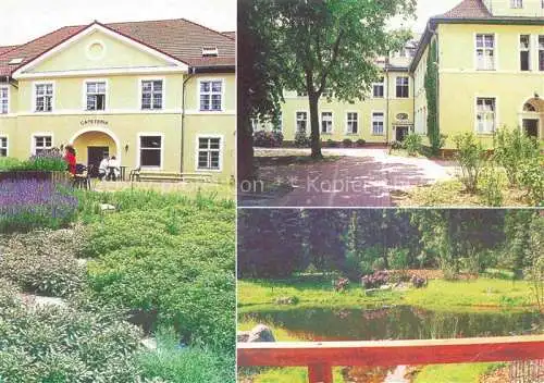 AK / Ansichtskarte Treuenbrietzen Brandenburg Johanniter Krankenhaus im Flaeming Cafeteria Park