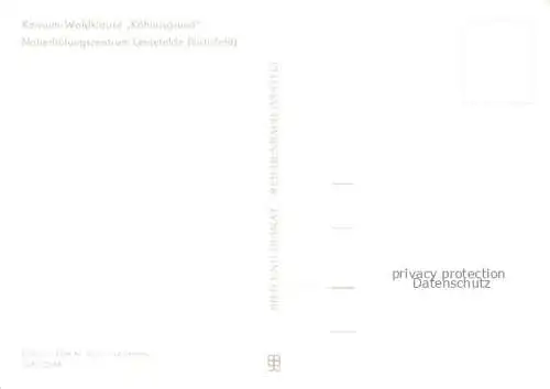 AK / Ansichtskarte Leinefelde-Worbis Eichsfeld Thueringen Konsum Waldklause Koehlersgrund Gastraeume Weiher