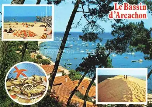 AK / Ansichtskarte ARCACHON_33_Gironde Le Bassin d Arcachon Vue partielle 