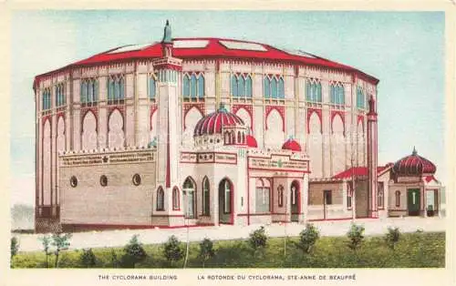 AK / Ansichtskarte Ste Anne de Beaupre Canada The Cyclorama Building Illustration