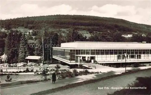 AK / Ansichtskarte BAD ORB Kurgarten mit Konzerthalle