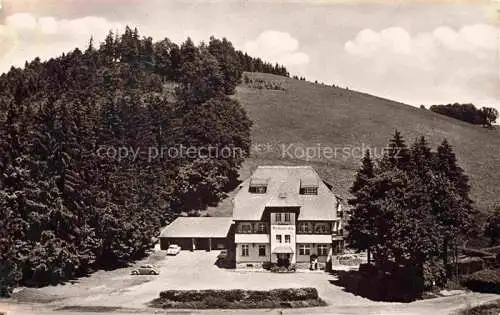 AK / Ansichtskarte Wieden  Schwarzwald BW Berghotel Wiedener-Eck