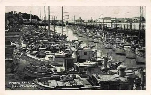 AK / Ansichtskarte SAN FRANCISCO California USA Fisherman's Wharf