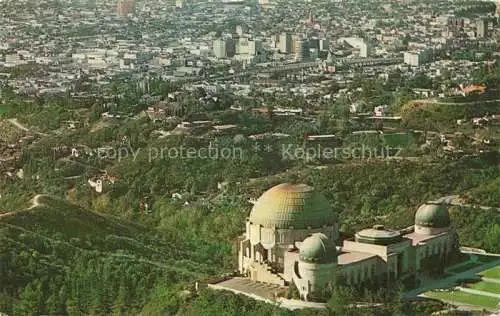 AK / Ansichtskarte LOS ANGELES California USA Griffith Observatory and Planetarium aerial view