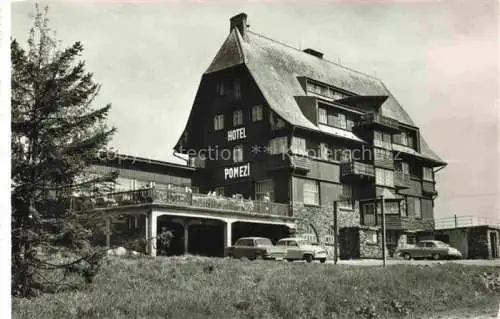 AK / Ansichtskarte Cinovec Boehmisch Zinnwald Teplice CZ Hotel Pomezi