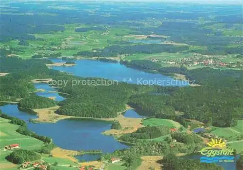 AK / Ansichtskarte Eggstaett Oberbayern Panorama Naturpalette vom Chiemsee Eggstaetter Seenplatte