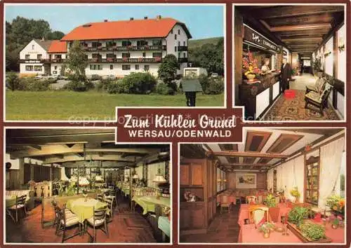 AK / Ansichtskarte Wersau Brensbach Odenwald Hessen Hotel Restaurant zum kuehlen Grund Rezeption