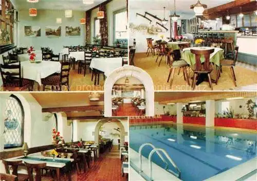 AK / Ansichtskarte Niederkainsbach Stierbach Brensbach Freizeithotel Schnellertshof Restaurant Theke Hallenbad
