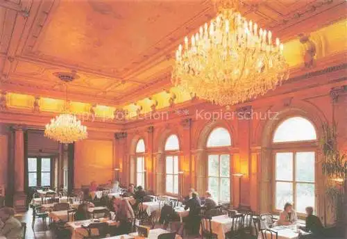 AK / Ansichtskarte HAMBURG Literaturhauscafé Gastraum Kronleuchter