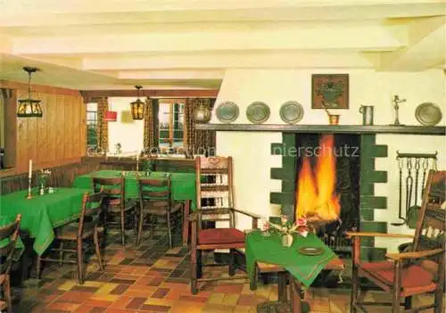 AK / Ansichtskarte Oberkirchen Sauerland Schmallenberg Gasthof Schuette Kaminzimmer