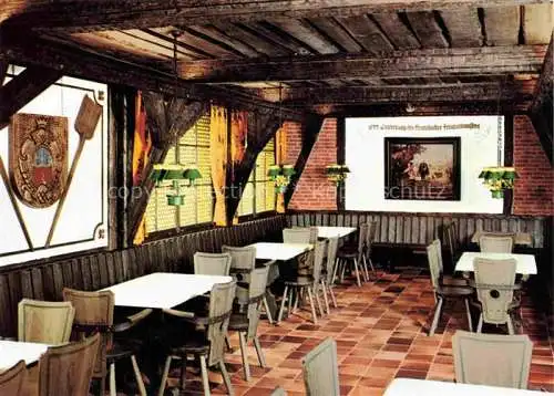 AK / Ansichtskarte Krombach Westfalen Braustube der Krombacher Brauerei Gastraum Krombacher Pils Getraenke