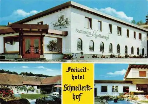 AK / Ansichtskarte Niederkainsbach Stierbach Brensbach Freizeithotel Schnellertshof Garten