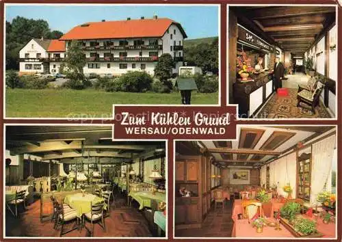AK / Ansichtskarte Wersau Brensbach Odenwald Hessen Hotel Restaurant Zum kuehlen Grund Rezeption