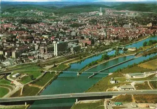 AK / Ansichtskarte SCHWEINFURT Main Stadtpanorama Blick ueber den Main