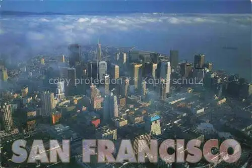 AK / Ansichtskarte SAN FRANCISCO California USA Downtown San Francisco with Moscone Convention Center and Yerba Buena Gardens