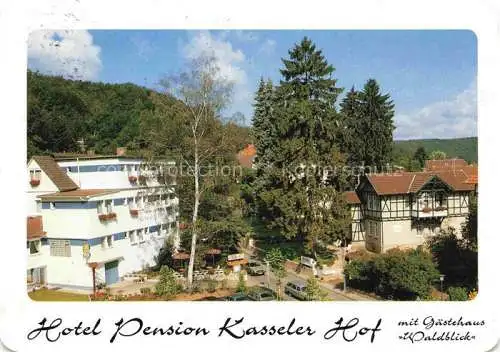 AK / Ansichtskarte BAD SOODEN-ALLENDORF Hotel Pension Kasseler Hof mit Gaestehaus Waldblick