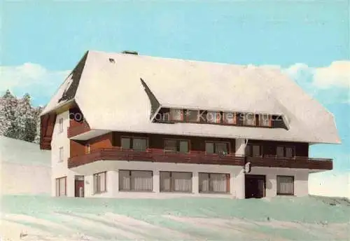 AK / Ansichtskarte Bernau Schwarzwald Hotel Restaurant Stoeckerwald Winter im Schwarzwald