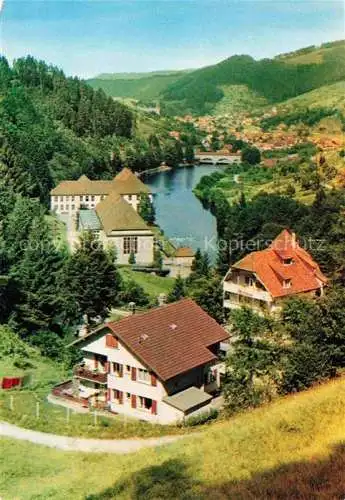 AK / Ansichtskarte Forbach Baden BW Erholungsheim Haus Holdereck Panorama Murgtal