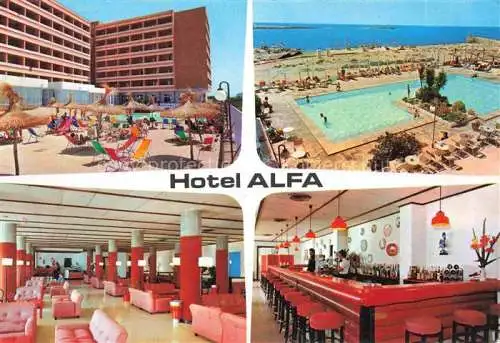 AK / Ansichtskarte Colonia de Sant Jordi Mallorca ES Hotel Alfa Restaurant Bar Swimming Pool