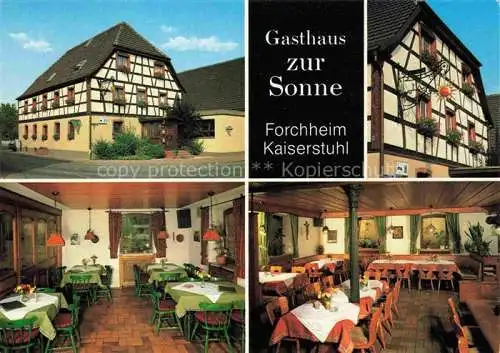 AK / Ansichtskarte Forchheim Breisgau Gasthaus zur Sonne Restaurant