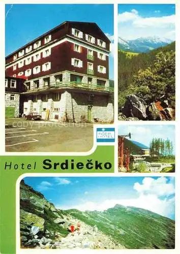 AK / Ansichtskarte Chopok Nizke Tatry Slovakia Hotel Srdiecko Panorama Niedere Tatra