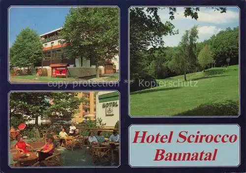AK / Ansichtskarte Altenbauna Hotel Scirocco Terrasse Landschaft
