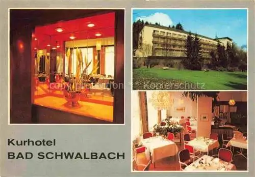 AK / Ansichtskarte BAD SCHWALBACH Kurhotel Restaurant Garten