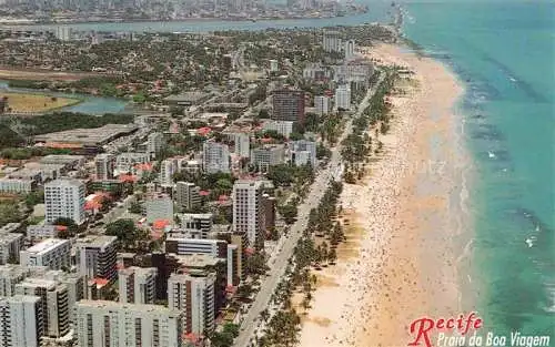 AK / Ansichtskarte Recife Brazil Vista aérea da Praia da Boa Viagem