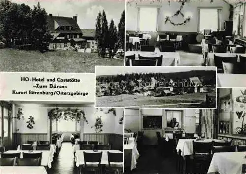 AK / Ansichtskarte Baerenburg Sachsen HO-Hotel Gaststaette zum Baeren Restaurant Handabzug