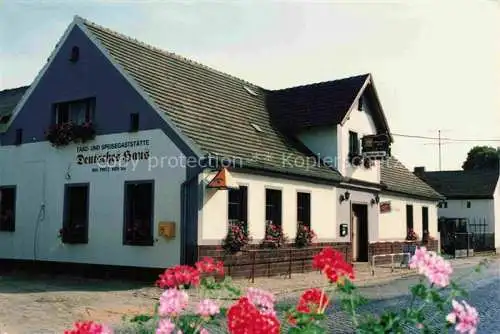 AK / Ansichtskarte Burg Spreewald Brandenburg Tanz- und Speisegaststaette Deutsches Haus