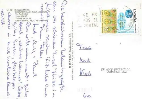 AK / Ansichtskarte San Antonio Abad Ibiza ES Stella Maris Country Club Cala Grassio Swimming Pool