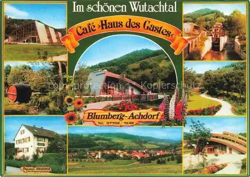 AK / Ansichtskarte Achdorf Blumberg Café Haus des Gastes Wutachtal Panorama
