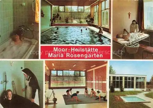 AK / Ansichtskarte Bad Wurzach Ravensburg BW Moor-Heilstaette Maria Rosenarten Kuranwendungen