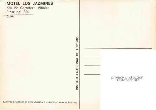 AK / Ansichtskarte Pinar del Rio Cuba Motel los Jazmines Piscina