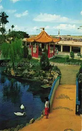 AK / Ansichtskarte Honolulu Hawaii USA Lovely Oriental Garden
