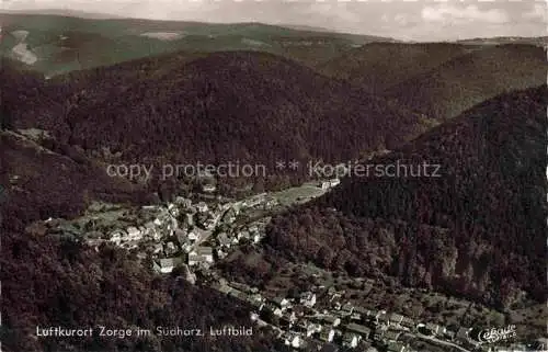 AK / Ansichtskarte Zorge Harz Fliegeraufnahme