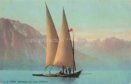 AK / Ansichtskarte Lac_Leman_Genfersee_GE Barque du Lac Leman 