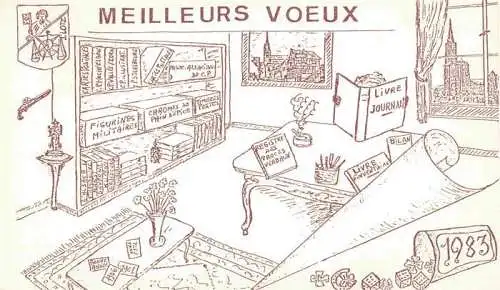 AK / Ansichtskarte Strasbourg__Strassburg_67_Bas Rhin Meilleurs Voeux Joseph Lotz 