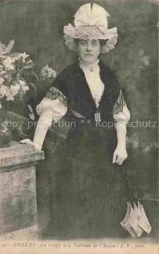 AK / Ansichtskarte ANGERS_49_Maine et Loire La Coiffe et le Costume de l Anjo 
