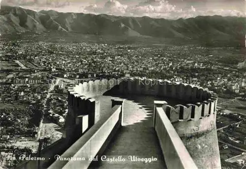 AK / Ansichtskarte PALERMO  Sicilia IT Panorama dal Castello Utoeggio Fliegeraufnahme