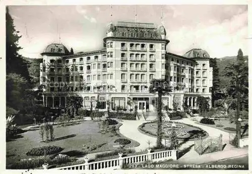 AK / Ansichtskarte Stresa Borromeo Lago Maggiore IT Albergo Regina