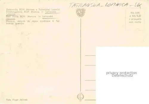 AK / Ansichtskarte Tatranska Lomnica SK Erholungsheim ROH Morova in Tatranskaj Lomnica