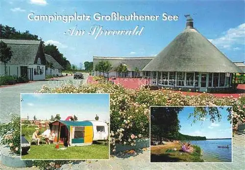 AK / Ansichtskarte Grossleuthen Gross Leuthen Dahme-Spreewald Campingplatz Grossleuthener See Am Spreewald