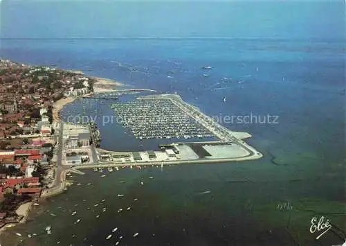 AK / Ansichtskarte ARCACHON_33_Gironde Le Port de Peche et de Plaisance Vue aerienne 