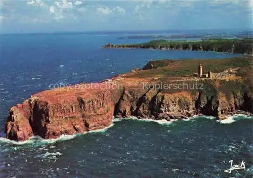 AK / Ansichtskarte Le_Cap_Frehel_Cotes_d_Armor_Bretagne Les phares et les falaises du Cap Vue aerienne 
